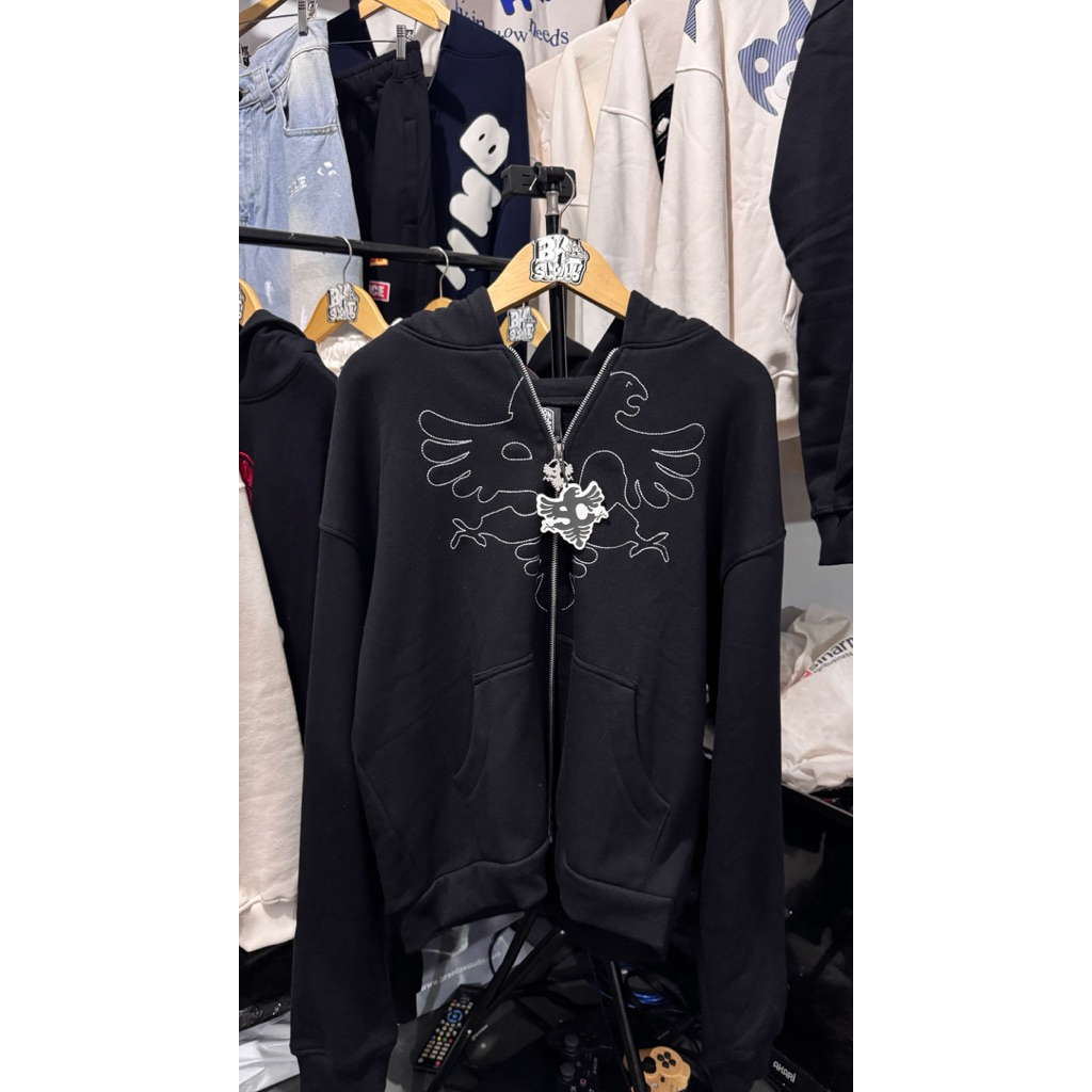 hoodie zip calle x snsb