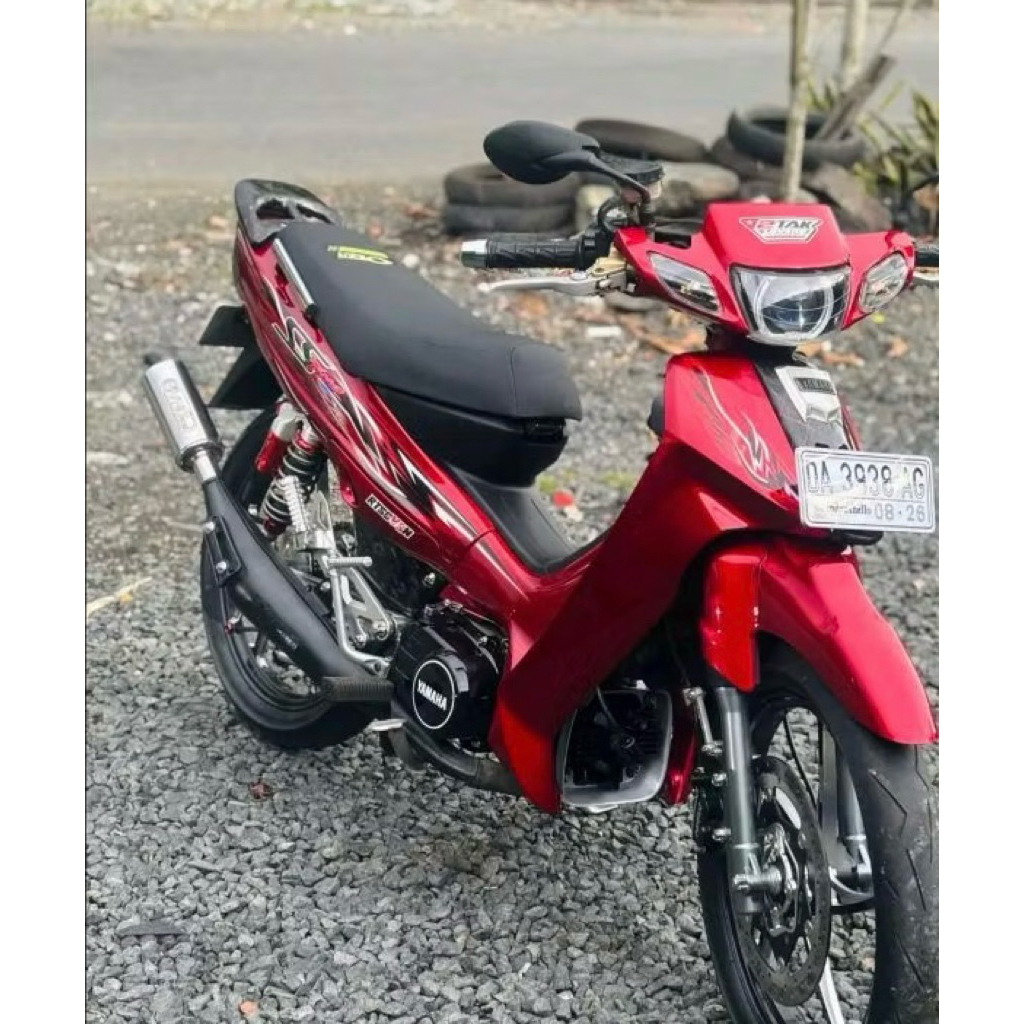 STRIPING SS TWO CUSTOM MERAH HOLOGRAM