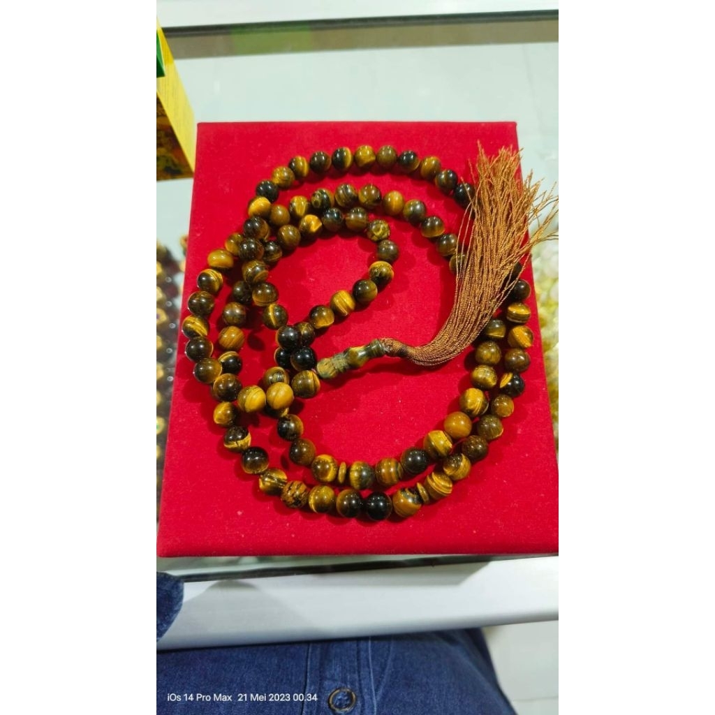Tasbih asma Tiger eyes