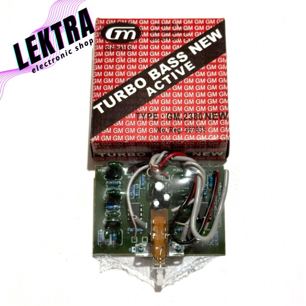 Kit GM 2380 Turbo Bass New Active GM2380 Resistor 1%