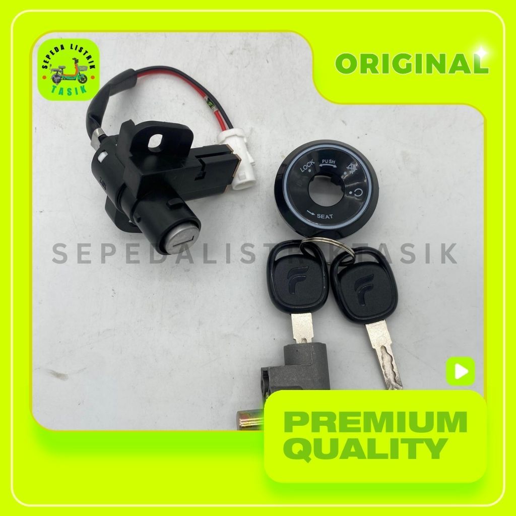 KUNCI KONTAK SEPEDA LISTRIK OFERO GALAXY 5 - SELIS519 - ORIGINAL 100% - SPAREPART SEPEDA LISTRIK