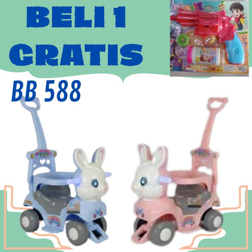 Mainan anak kecil Mobil kelinci dorong SHP / BB 588 / SHP TOYS