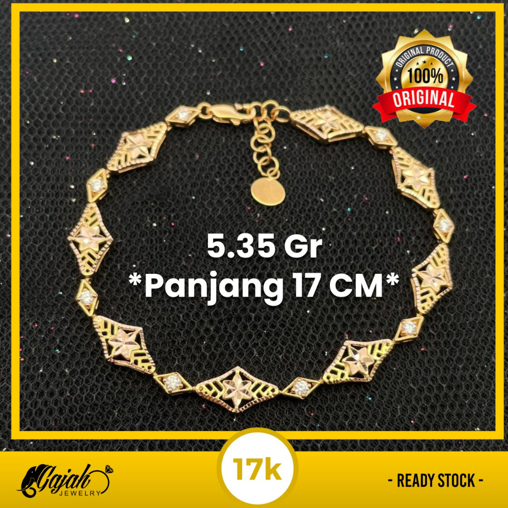 Gelang Emas 17K 5.3 Gram Toko Emas Gajah Online Salatiga 8005