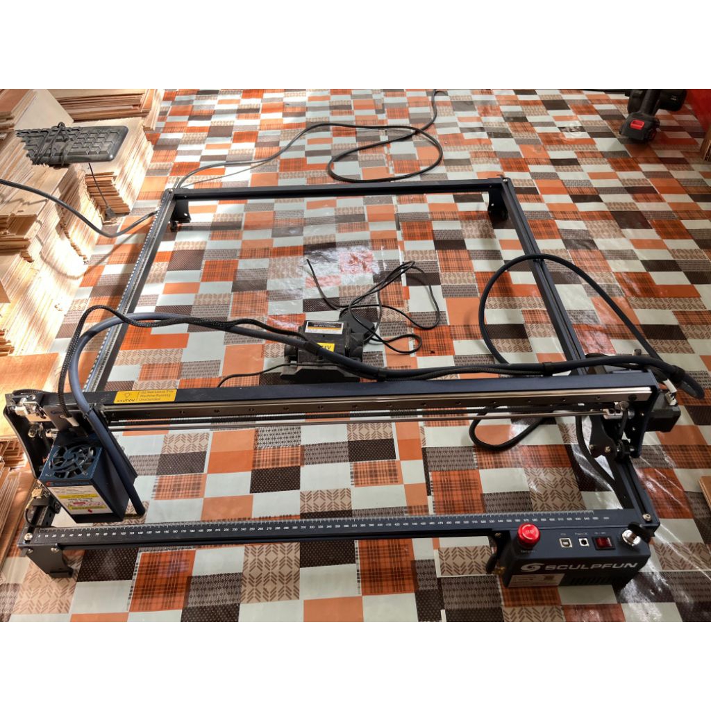 SCULPFUN S30 Ultra 33W mesin laser cutting akrilik kayu