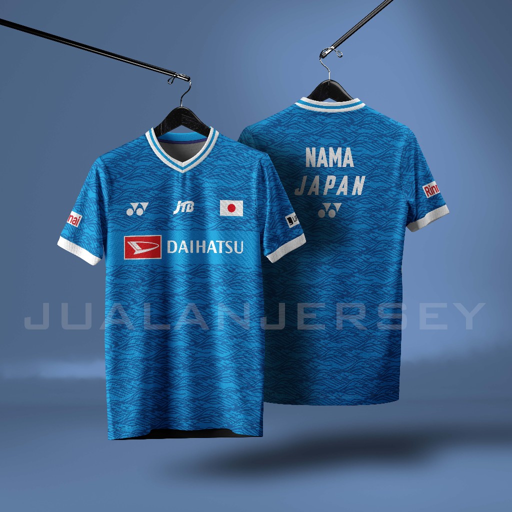 JERSEY BAJU KAOS BADMINTON JAPAN JEPANG 2025 FREE CUSTOM NAMA