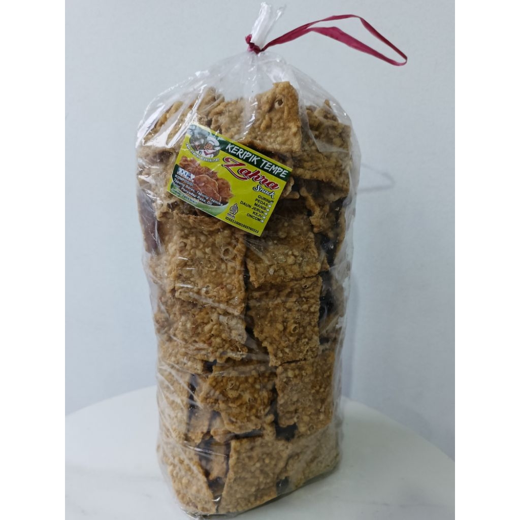 Kripik Tempe Asin Gurih Bandung 1kg/Kripik Tempe Renyah.