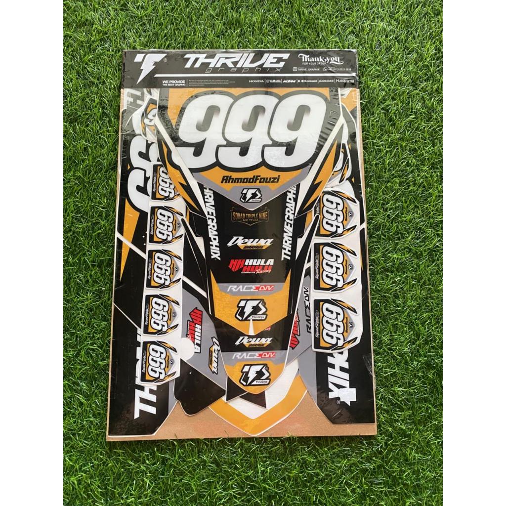 NEW DESIGN DECAL CUSTOM MOTOR BEBEK MODIF YZ 85 NEW PREMIUM TRAIL/SUPERMOTO FULL BODY