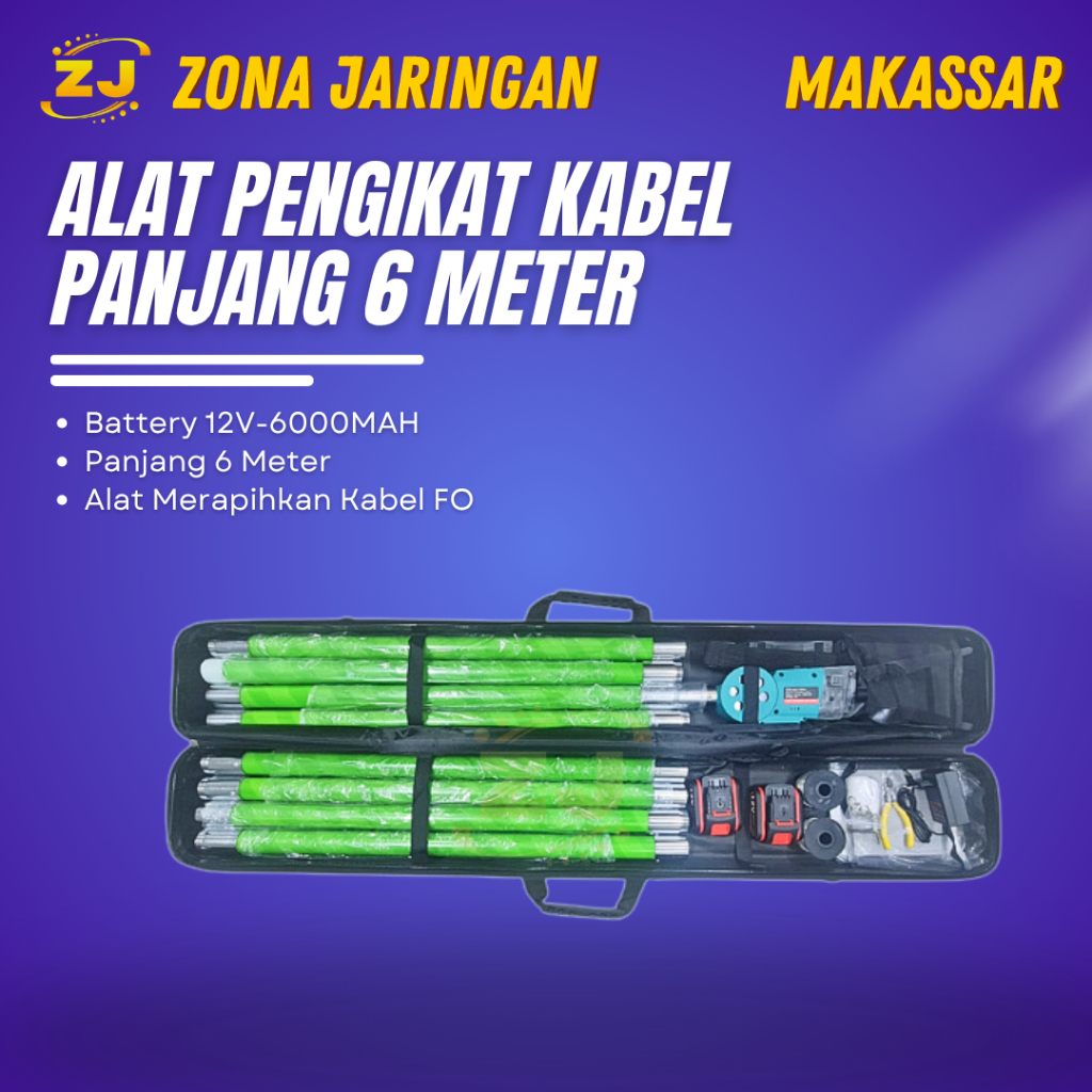Fiber Optic Cable Hanging Mechine|Alat pengikat merapikan kabel FO