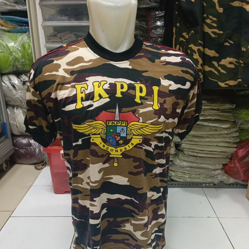 kaos fkppi kombinasi sablon pundak / kaos loreng fkppi pundak sablon premium