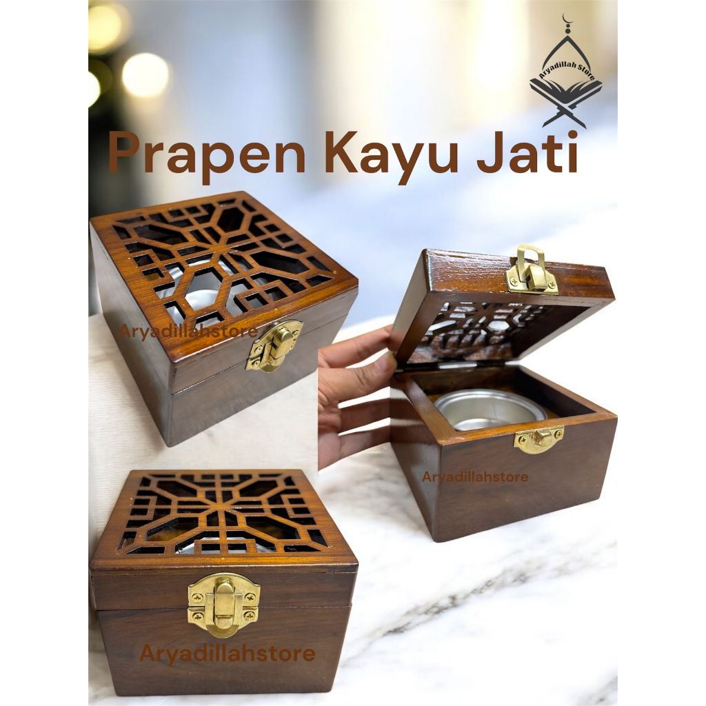 Prapen Kayu Jati Elegan Prapen Kayu Jati Antik Tempat Bakar Bukhur Mewah