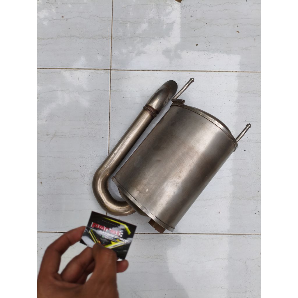 knalpot standar mobil honda jazz ge8 Rs type S original copotan