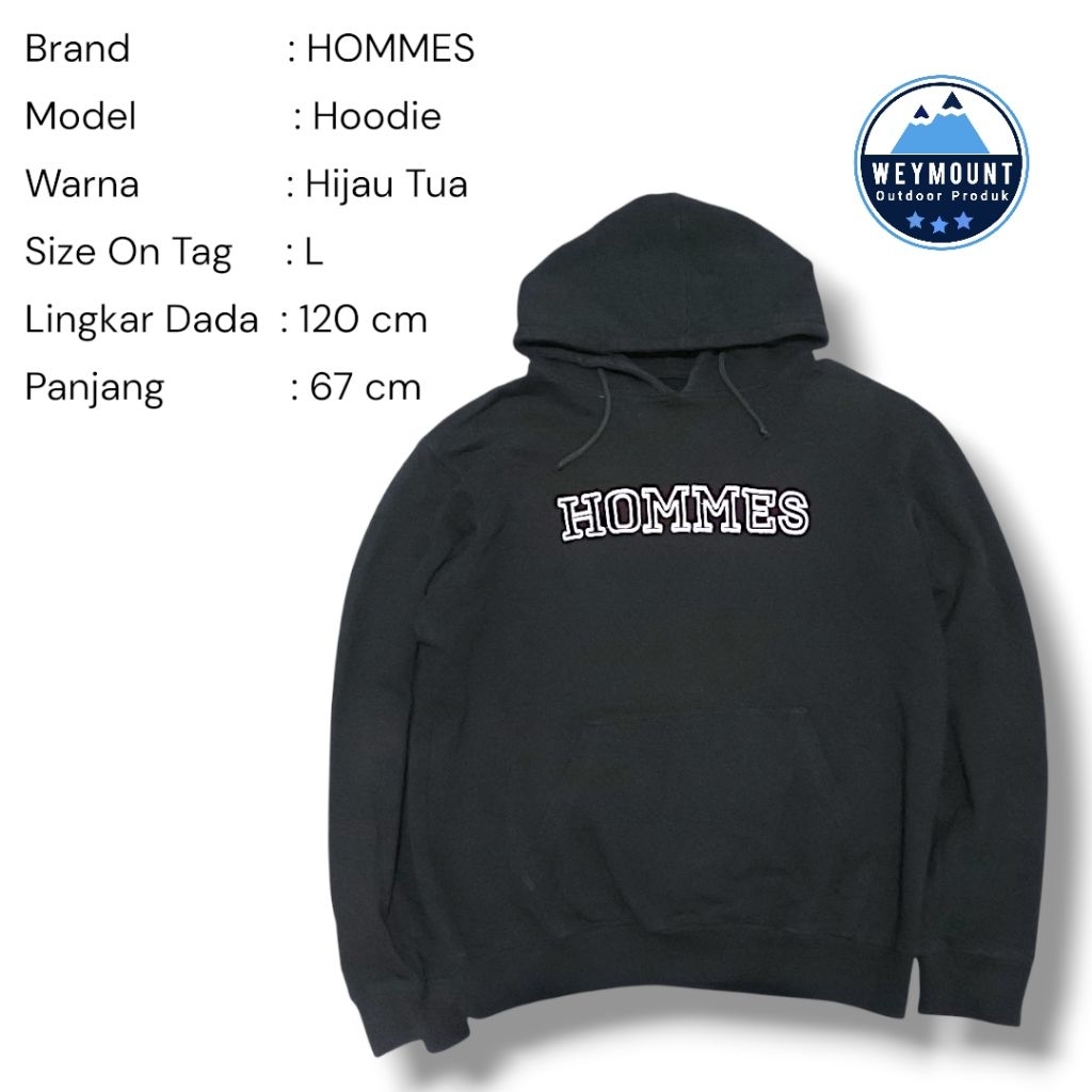 HOMMES Apparel Hoodie Big Logo