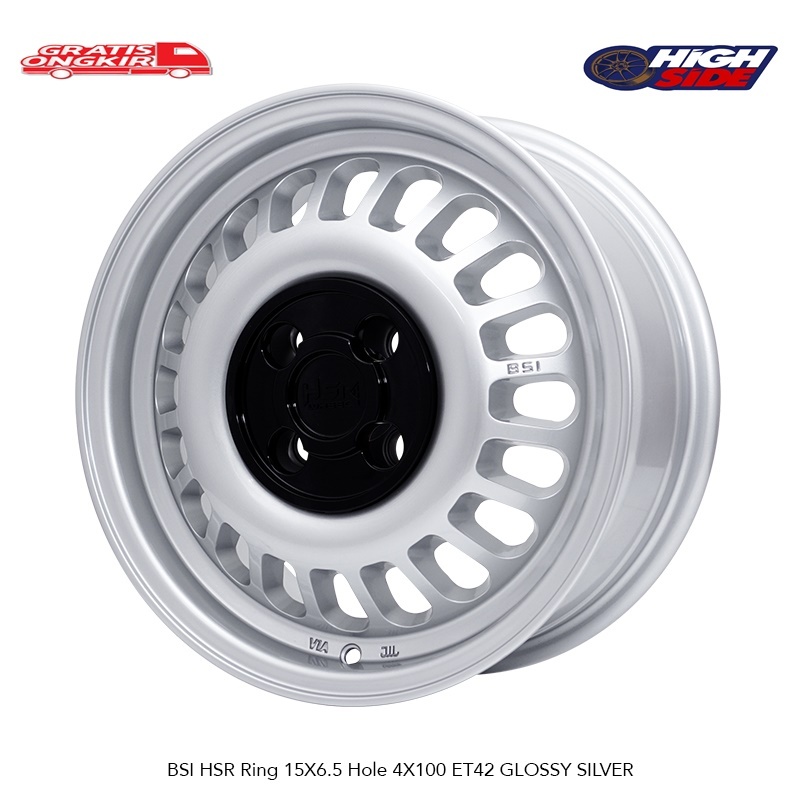 Velg Mobil HSR BSI R15 Wuling Confero Ignis Swift Honda Freed Brio Jazz