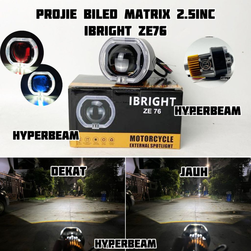 IBRIGHT ZE 76 - Projie Biled Matrix 2.5inc