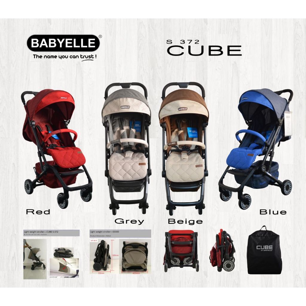 Babyelle Cube S-372 Stroller Baby - Kereta Dorong Bayi
