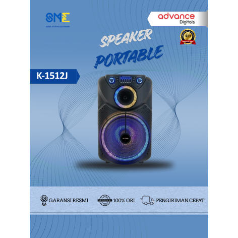 Advance K1512-J Bluetooth Speaker 15 Inch 2 Mic || Advance K1512J 15 Inch Speaker Bluetooth 2 Mic