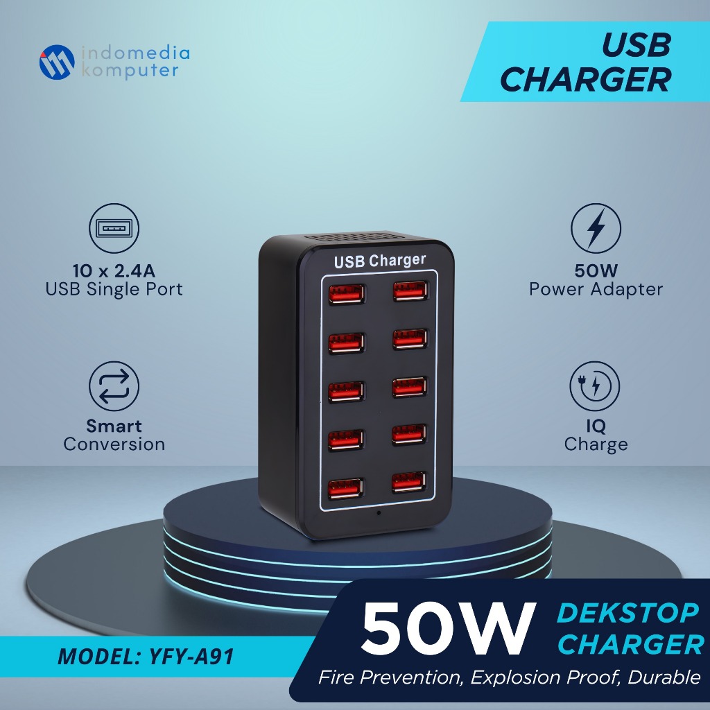 USB CHARGER STATION 10 PORT + FAN 5V 2.4A USB CHARGER STATION 10 PORT + FAN 5V 2.4A USB CHARGER STAT