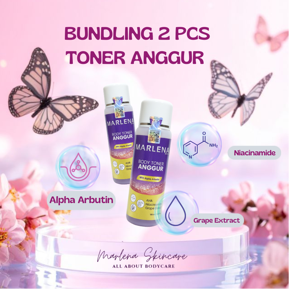PAHE 2 TONER DOSTING ANGGUR ARBUTIN bpom MENCERAHKAN KULIT