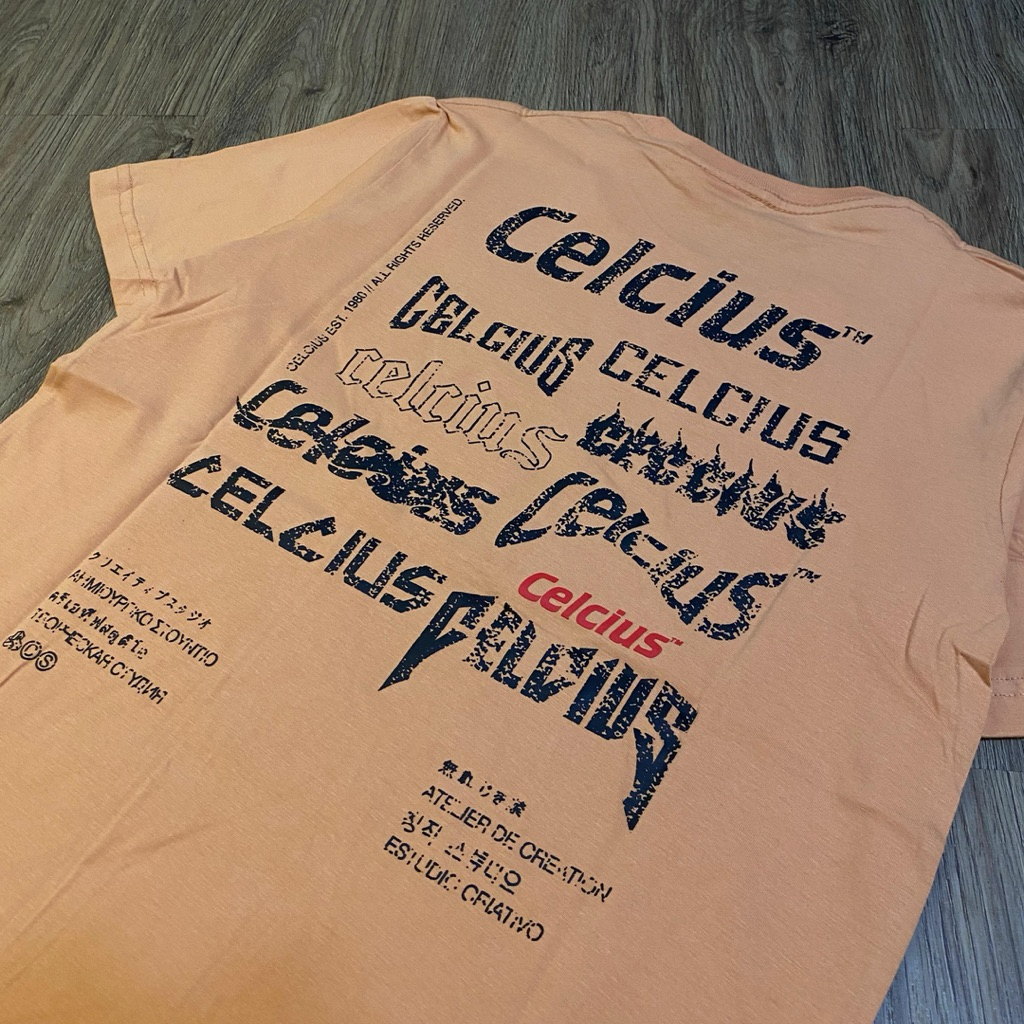 Kaos Celcius Pria Lengan Pendek / T-Shirt Celcius Terbaru / Baju Distro Kaos Pria