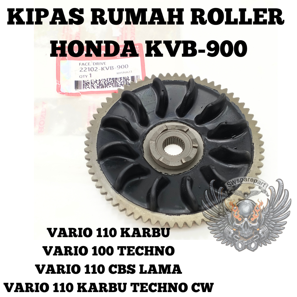 KIPAS RUMAH ROLLER ORI HONDA KVB 900 VARIO 110 KARBU 100 TECHNO 110 CBS LAMA OLD 110 KARBU TECHNO CW