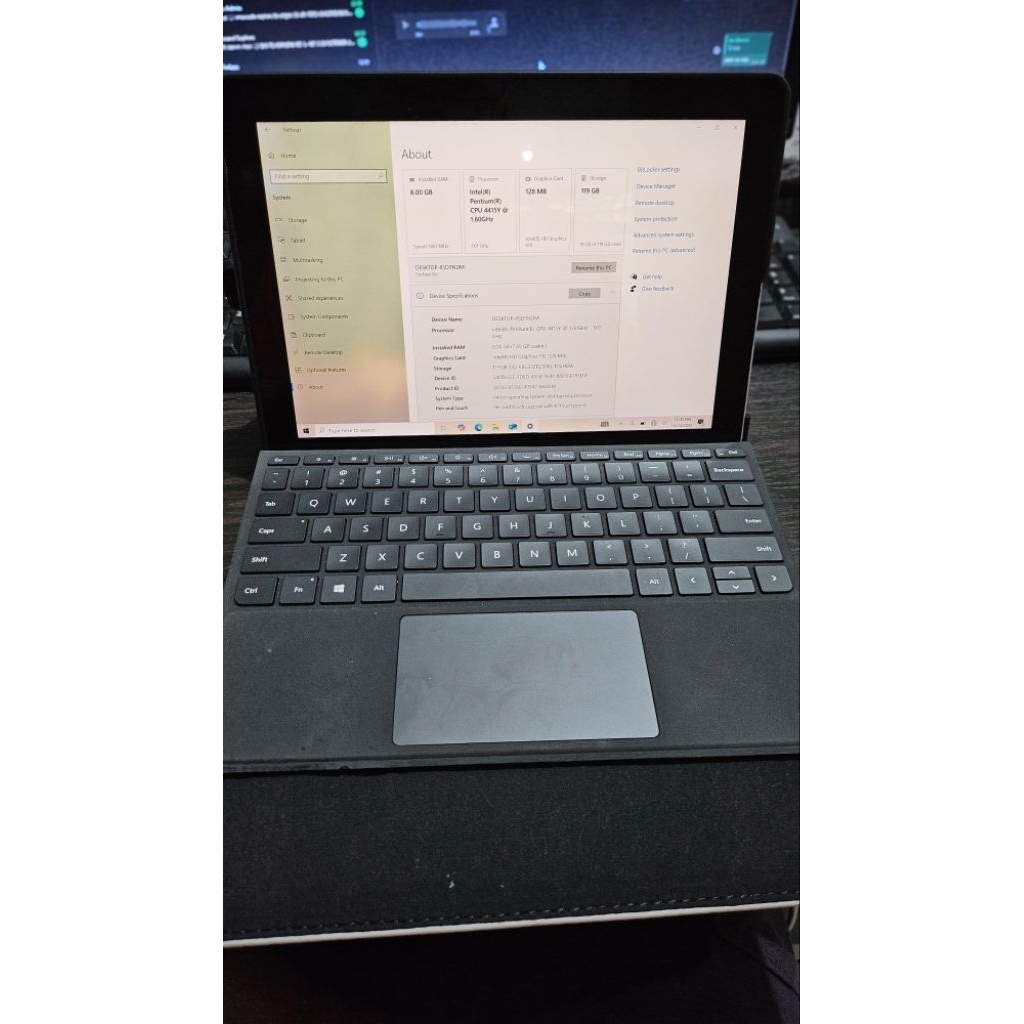 Laptop surface go 1 ram 8 ssd 128 second murah mulus + Pen Microsoft Original / MICROSOFT SURFACE GO