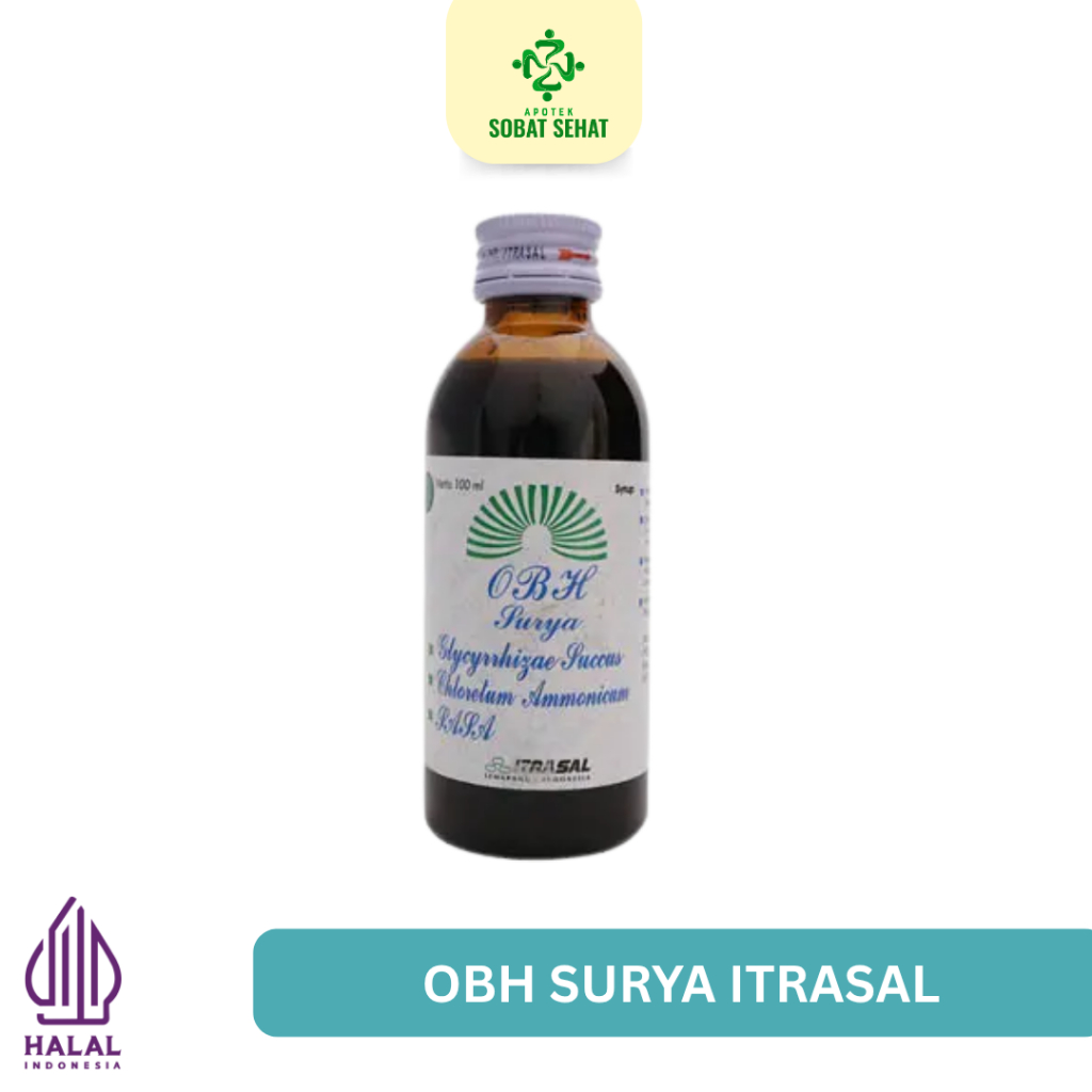 OBH Surya Itrasal 100 ml - Obat Batuk Hitam