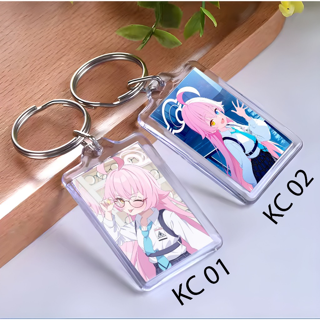 Keychain TAKANASHI HOSHINO BLUE ARCHIVE - Ganci game - Gantungan Kunci -BLUE ARCHIVE TAKANASHI HOSHI