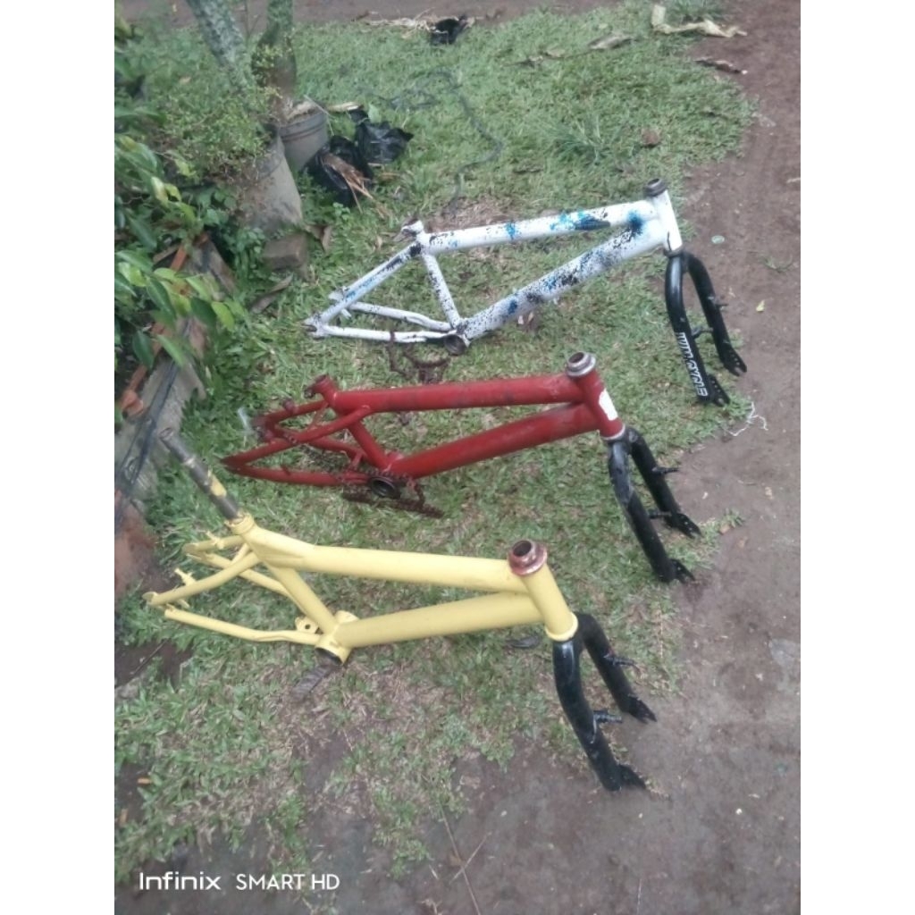 FRAME BMX 20INCH, RANGKA SEPEDA BMX, BMX,ONDERDI SEPEDA