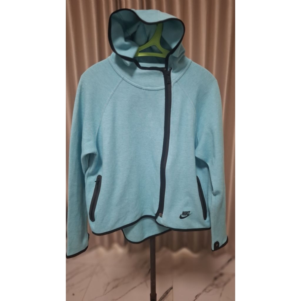 Hoodie Zipper Nike Tech Fleece FZ Cape Original Mulus Like New Size M fit to L