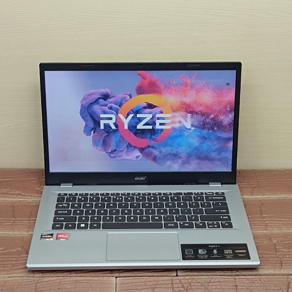 Laptop Acer Aspire 3 A314-23M AMD RYZEN 5-7520U RAM 8GB SSD 512GB FULLSET