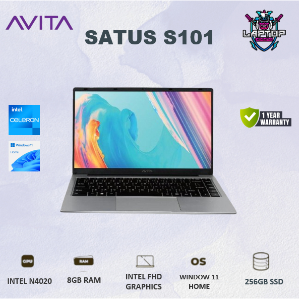 AVITA SATUS S101 N4020 8GB 256GB W11 14.0