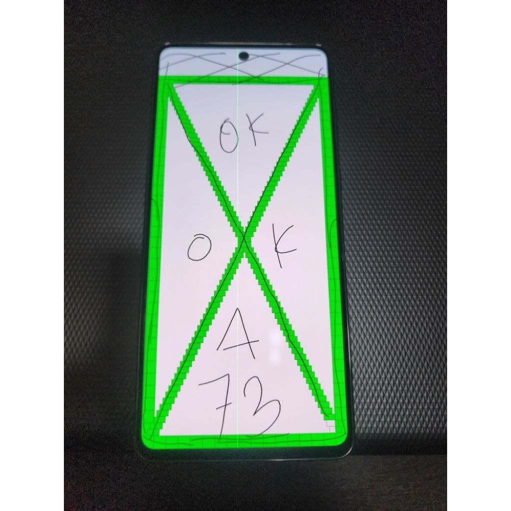 LCD samsung A73 5G original copotan mulus layak pakai