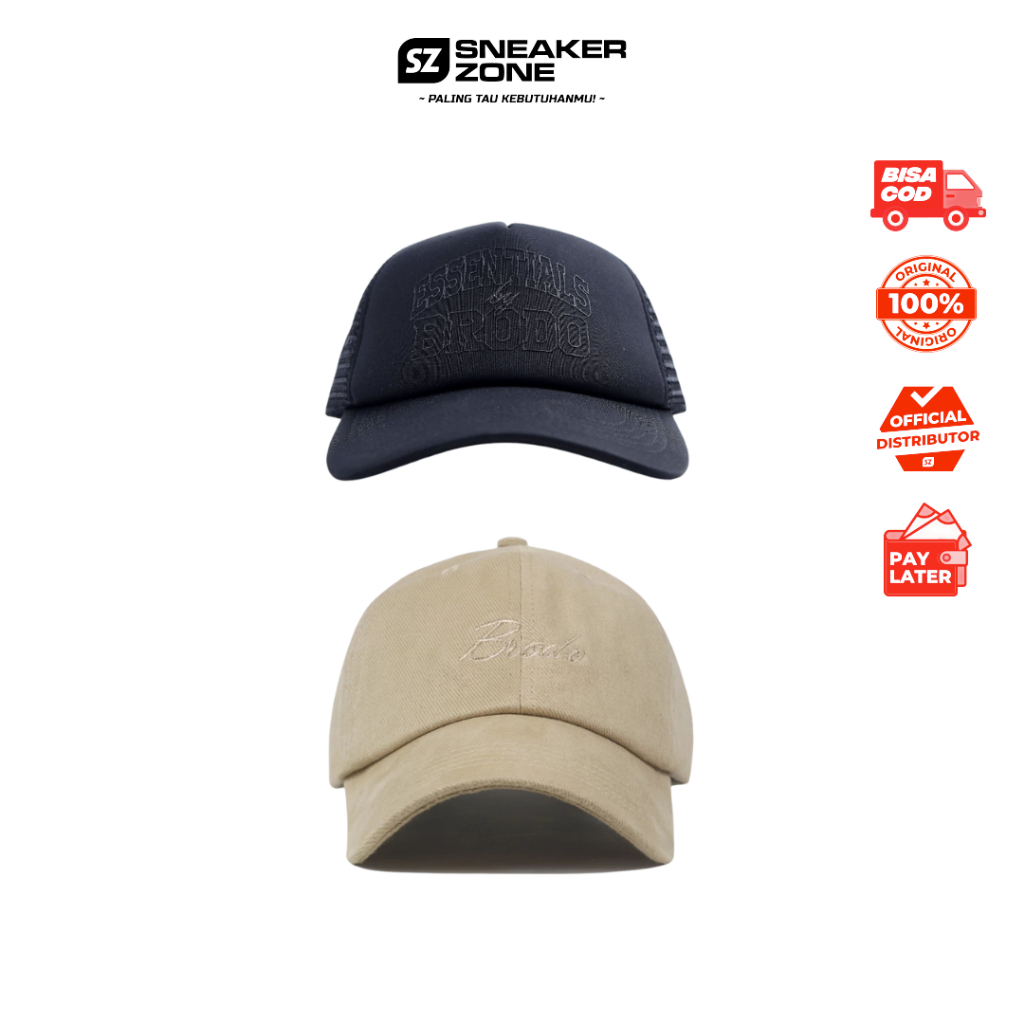 BRODO HAT  BIGGER TRUCKER HAT - TOPI - BRODO