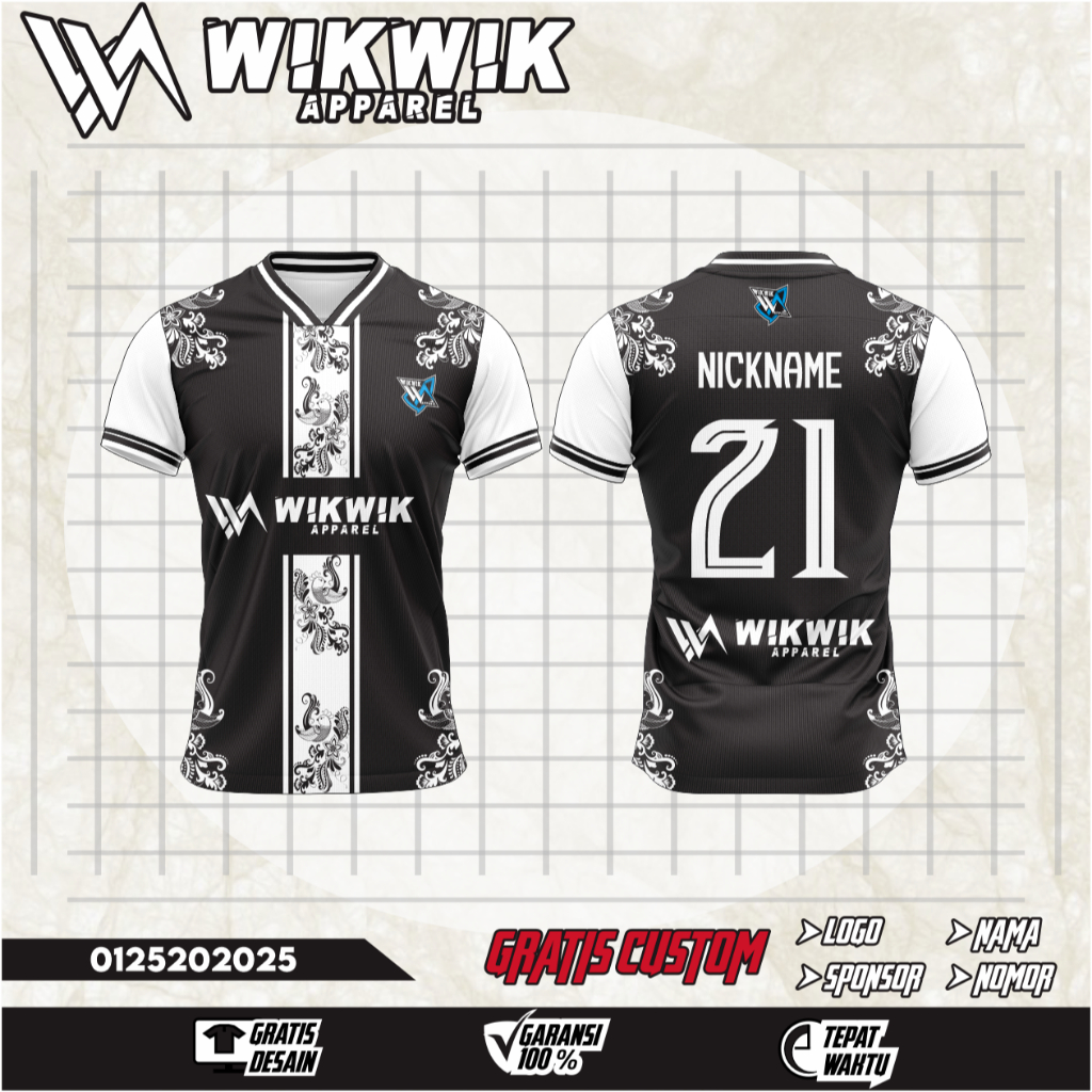 Jersey Sepak Bola Full Printing | Jersey Futsal Full Printing