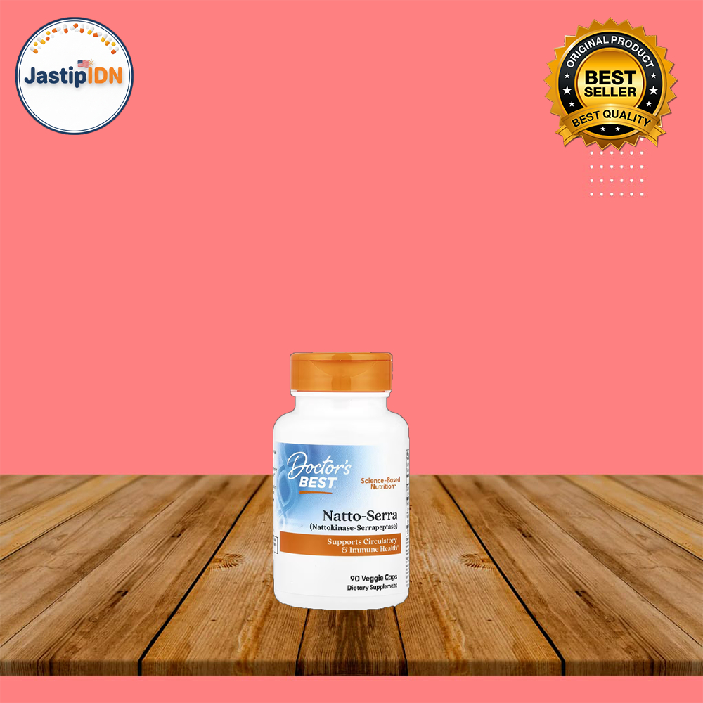 Doctor's Best, Natto-Serra, 90 Kapsul Nabati
