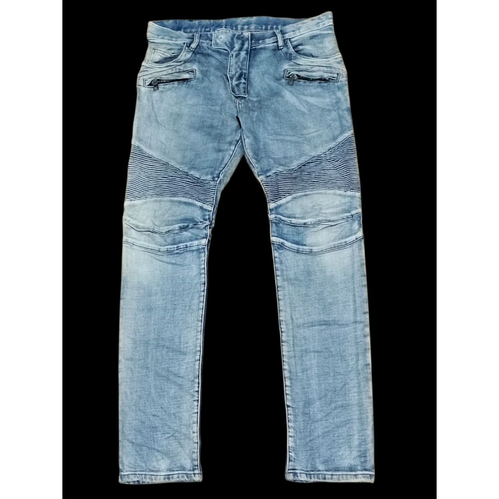 JEANS BIKERS BALMAIN PARIS ORIGINAL