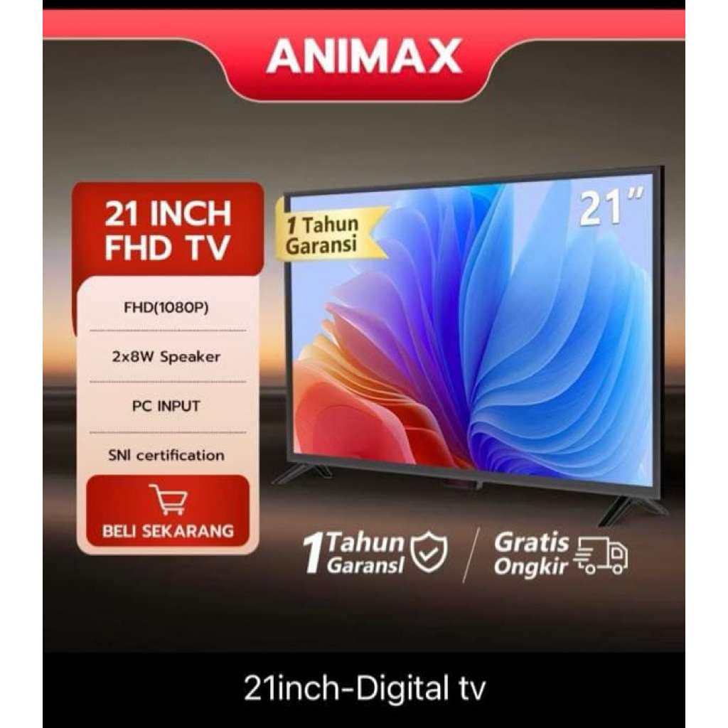 Tv digital animax 21inci