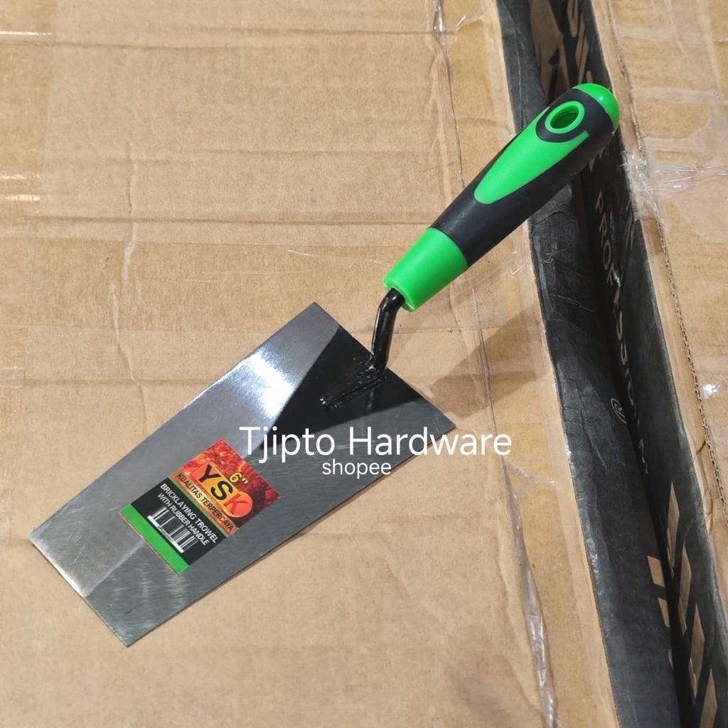 Cetok Gagang Fiber 6" Papak Sendok Semen Pasang Keramik 6 Inch