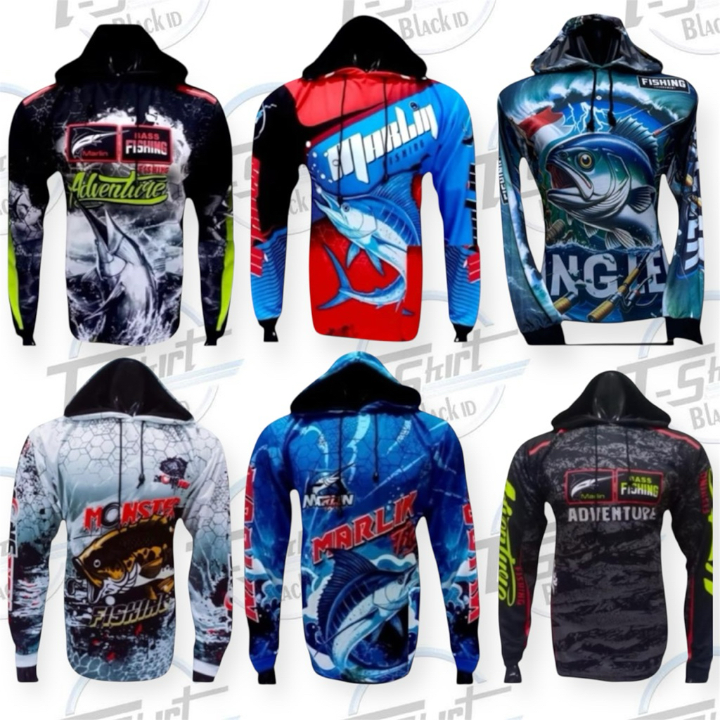 T-SHIRT BLACK ID | BAJU JERSEY HOODIE DEWASA MANCING MANIA MANTAP LENGAN PANJANG TOPI PRIA WANITA UK