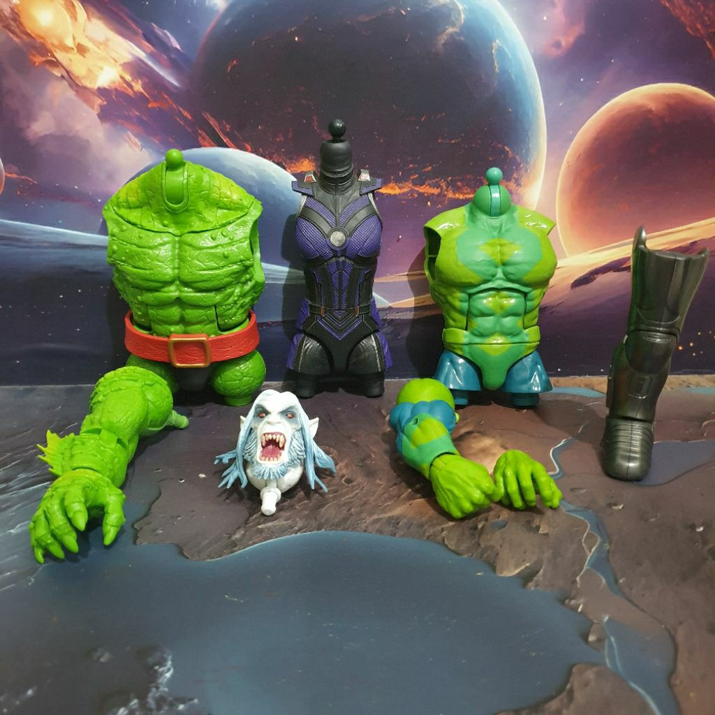 Part BAF Kepala, Body, Tangan, Kaki Puff Adder, Cassie Lang, Chodd, Mindless One, King Shark, The Vo