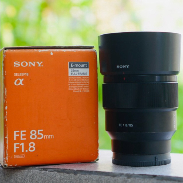 Lensa Sony FE 85mm F1.8 Bekas