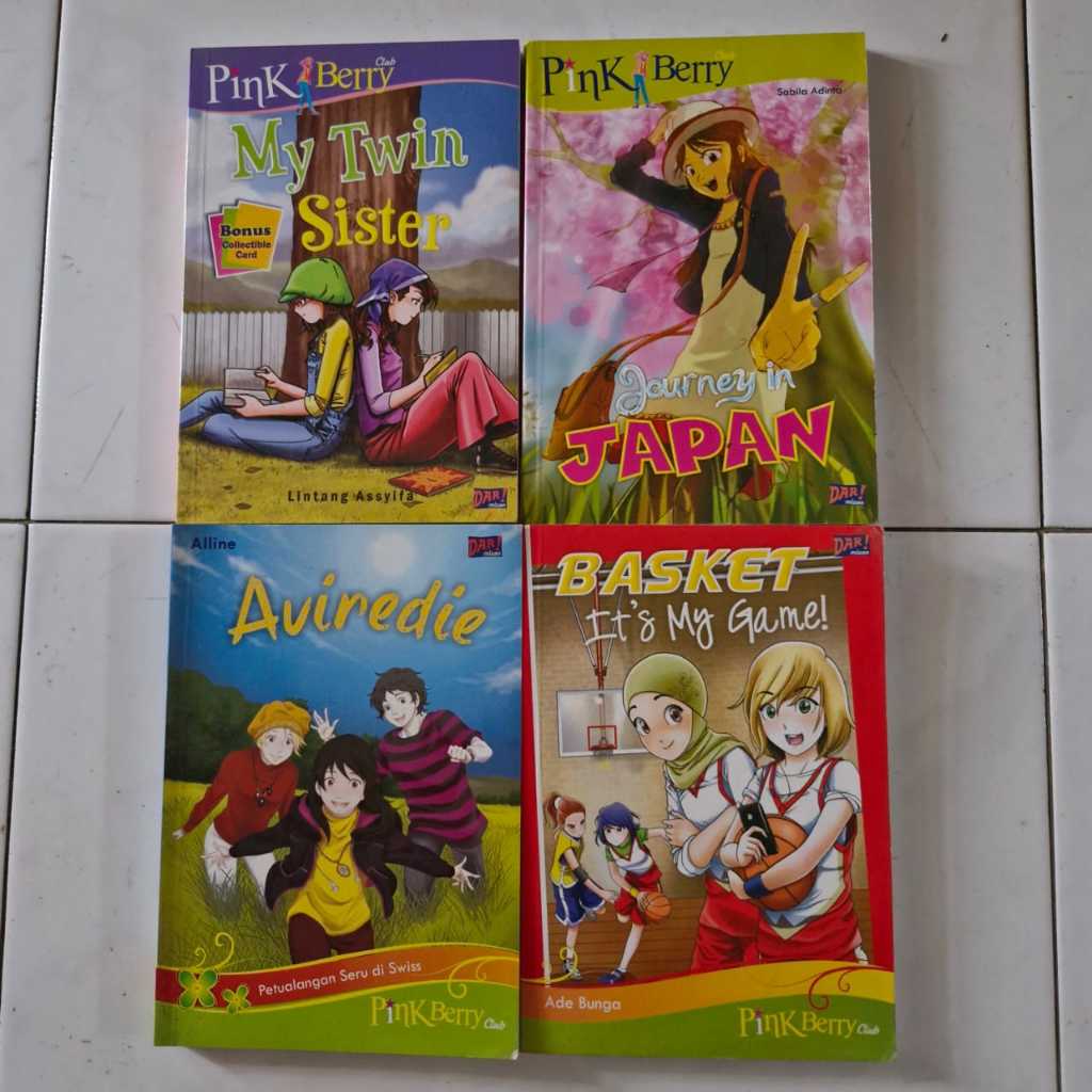 Buku Novel Anak PRELOVED Pink Berry Club