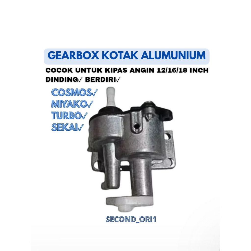 GEARBOX KOTAK KIPAS ANGIN COSMOS/TURBO/SEKAI/MIYAKO ORIGINAL