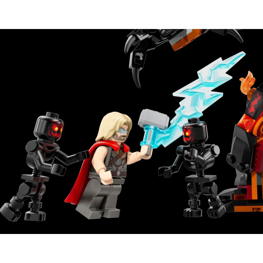 LEGO ori, thor + 2 surtur army