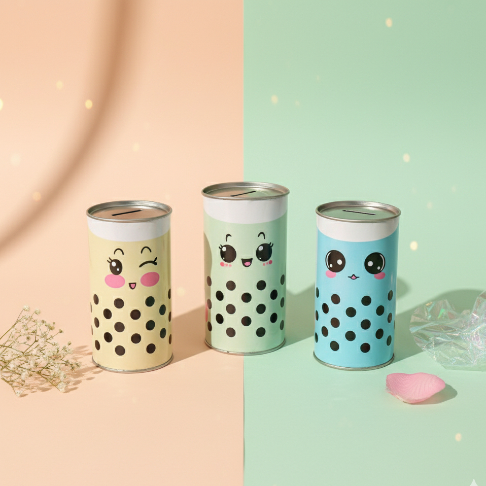 Celengan Target Viral Buka Tutup Permanen Murah || Celengan Target Boba Murah Motif Viral