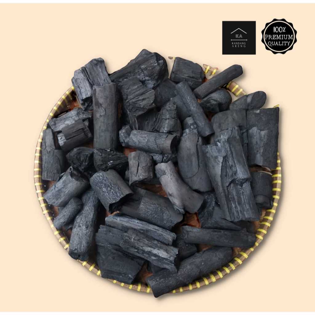 Arang kayu premium | Arang kayu keras | Arang briket | Arang media