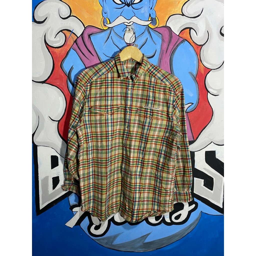 kemeja flanell issey miyake