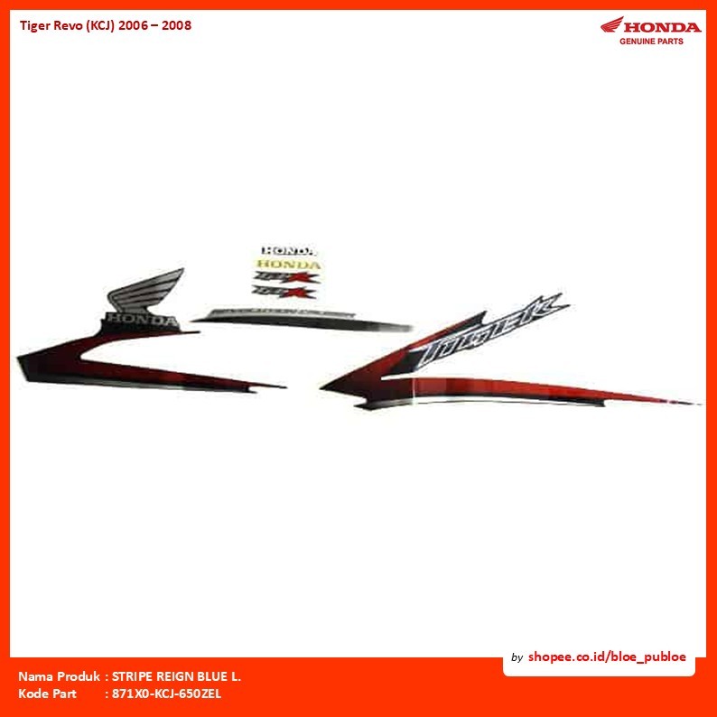 STRIPE REIGN BLUE L./871X0KCJ650ZEL