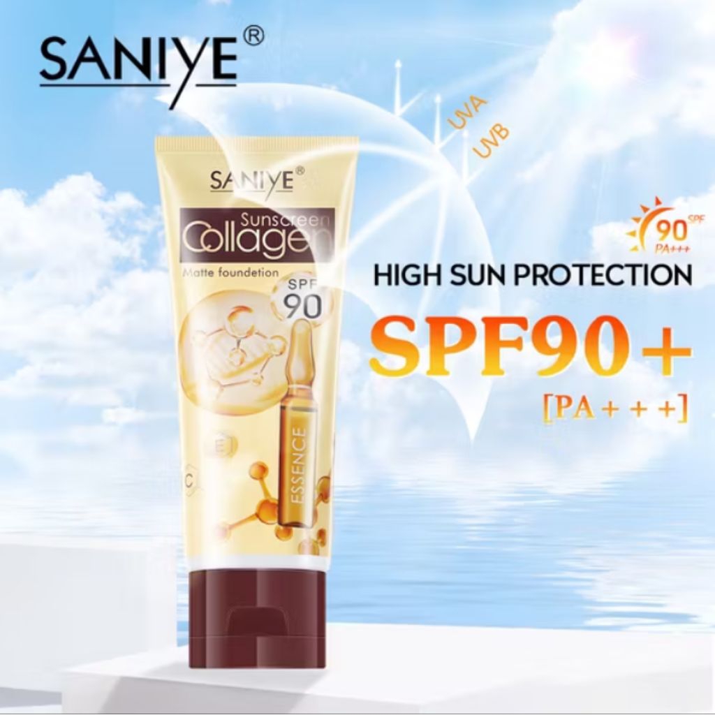 SANIYE Tint Sunscreen SPF90+ || Saniye Toneup Sunscreen 65ml