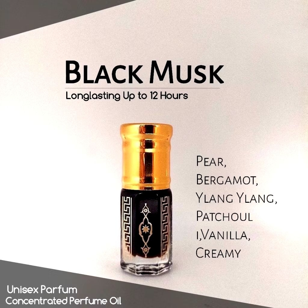 black musk Minyak wangi black musk Saudi parfum kasturi